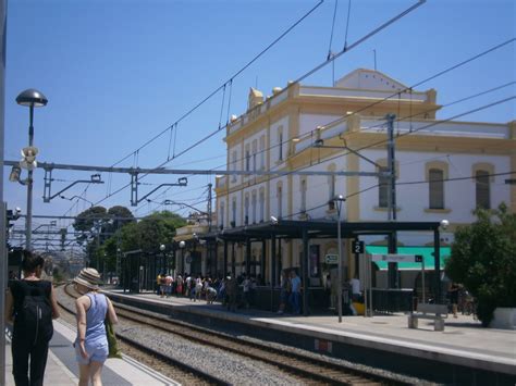 Train station in sitges